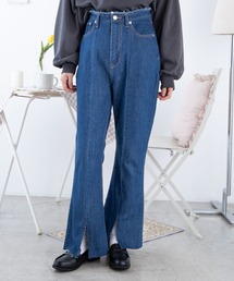 WEGO | WEGO/デニムスリットフレアパンツ(デニムパンツ)