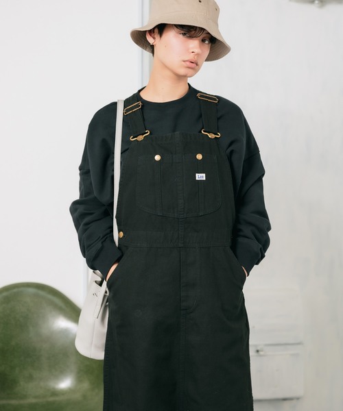 Lee（リー）の「Lee/リー OVERALL SKIRT オーバーオールスカート