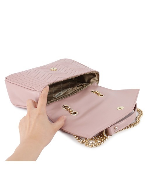 ROYAL PARTY（ロイヤルパーティー）の「ROYAL PARTY (ロイヤルパーティー) 2WAYショルダーバッグ RPT-B004 QUILTING（ショルダーバッグ・レディース・ベージュ/ブラック/ピンク・FREE）」の14枚目の写真