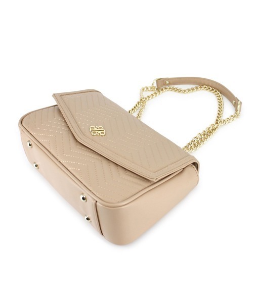 ROYAL PARTY（ロイヤルパーティー）の「ROYAL PARTY (ロイヤルパーティー) 2WAYショルダーバッグ RPT-B004 QUILTING（ショルダーバッグ・レディース・ベージュ/ブラック/ピンク・FREE）」の8枚目の写真