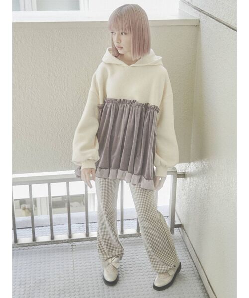 merry jenny（メリージェニー）の「【旧品番】チェックカットパンツ（その他パンツ・レディース・ブラック/ベージュ/ネイビー/グレー・FREE）」の20枚目の写真