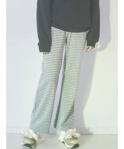 merry jenny（メリージェニー）の「【旧品番】チェックカットパンツ（その他パンツ・レディース・ブラック/ベージュ/ネイビー/グレー・FREE）」の17枚目の写真