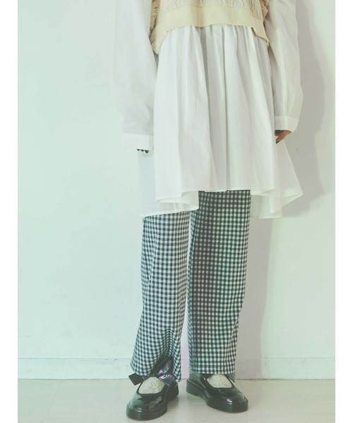 merry jenny（メリージェニー）の「【旧品番】チェックカットパンツ（その他パンツ・レディース・ブラック/ベージュ/ネイビー/グレー・FREE）」の18枚目の写真