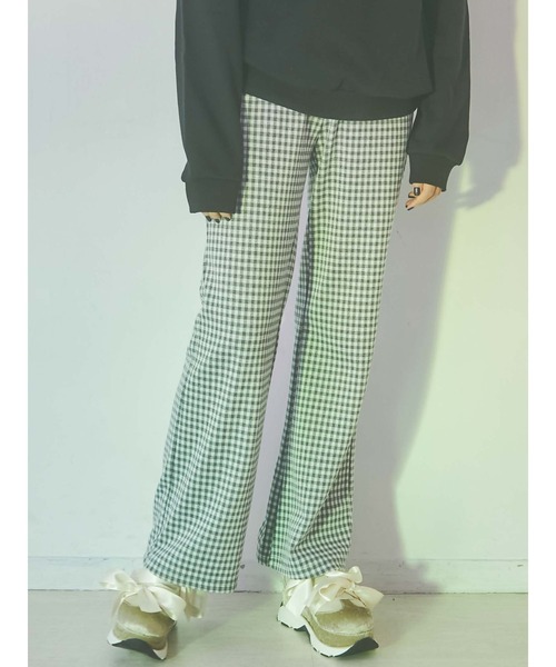 merry jenny（メリージェニー）の「【旧品番】チェックカットパンツ（その他パンツ・レディース・ブラック/ベージュ/ネイビー/グレー・FREE）」の15枚目の写真