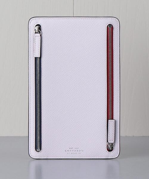 BEAUTY&YOUTH UNITED ARROWS（ビューティーアンドユースユナイテッドアローズ）の「＜SMYTHSON＞PANAMA ZIP CURRENCY CASE/カーレンシーケース.（その他小物・レディース・ロイヤルブルー/ライトグレー/ライラック・FREE）」の3枚目の写真