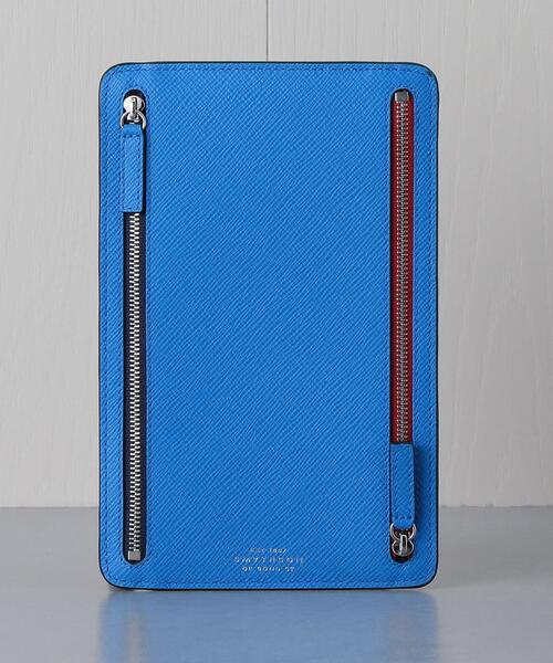 BEAUTY&YOUTH UNITED ARROWS（ビューティーアンドユースユナイテッドアローズ）の「＜SMYTHSON＞PANAMA ZIP CURRENCY CASE/カーレンシーケース.（その他小物・レディース・ロイヤルブルー/ライトグレー/ライラック・FREE）」の2枚目の写真
