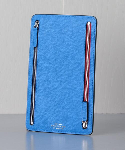 BEAUTY&YOUTH UNITED ARROWS（ビューティーアンドユースユナイテッドアローズ）の「＜SMYTHSON＞PANAMA ZIP CURRENCY CASE/カーレンシーケース.（その他小物・レディース・ロイヤルブルー/ライトグレー/ライラック・FREE）」の4枚目の写真