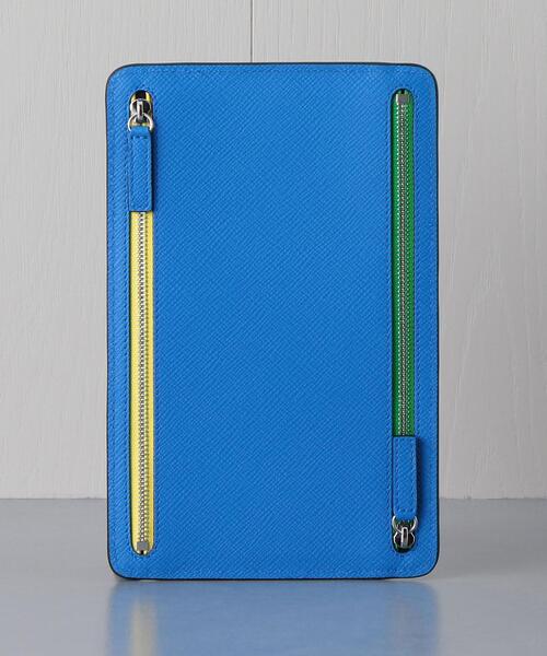 BEAUTY&YOUTH UNITED ARROWS（ビューティーアンドユースユナイテッドアローズ）の「＜SMYTHSON＞PANAMA ZIP CURRENCY CASE/カーレンシーケース.（その他小物・レディース・ロイヤルブルー/ライトグレー/ライラック・FREE）」の5枚目の写真
