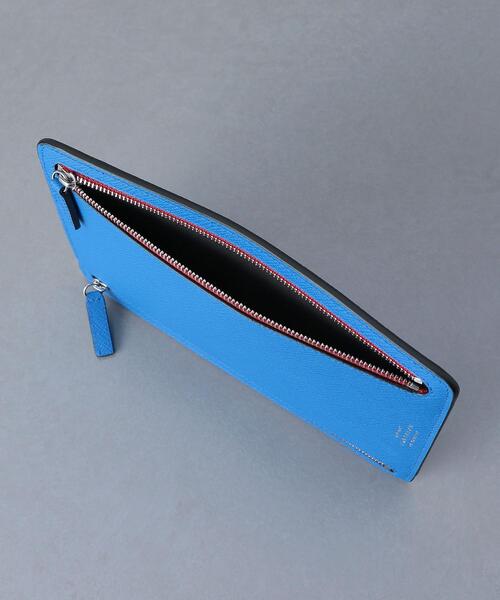 BEAUTY&YOUTH UNITED ARROWS（ビューティーアンドユースユナイテッドアローズ）の「＜SMYTHSON＞PANAMA ZIP CURRENCY CASE/カーレンシーケース.（その他小物・レディース・ロイヤルブルー/ライトグレー/ライラック・FREE）」の9枚目の写真