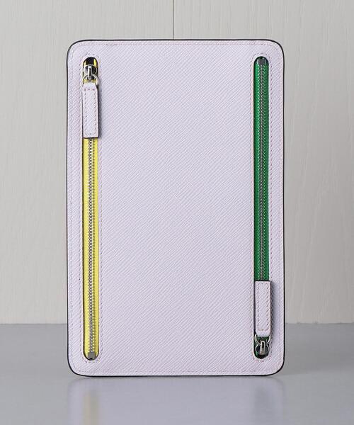 BEAUTY&YOUTH UNITED ARROWS（ビューティーアンドユースユナイテッドアローズ）の「＜SMYTHSON＞PANAMA ZIP CURRENCY CASE/カーレンシーケース.（その他小物・レディース・ロイヤルブルー/ライトグレー/ライラック・FREE）」の12枚目の写真