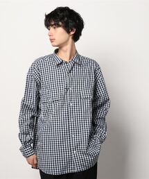PORTER CLASSIC | Porter Classic / ポータークラシック：ROLL UP GINGHAM CHECK SHIRT：PC-016-1544[COR](シャツ/ブラウス)