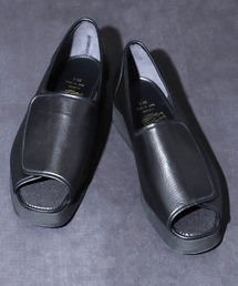 LOCALINA | LOCALINA/ロカリナ MARIANNUWM102  オープントゥ レザーシューズ ブリーズドライ 吸汗速乾・抗菌防臭機能(ドレスシューズ)