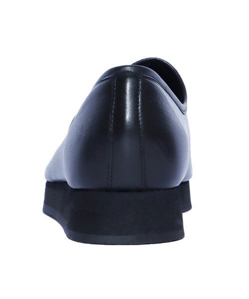 LOCALINA（ロカリナ）の「LOCALINA/ロカリナ MARIANNUWM102  オープントゥ レザーシューズ ブリーズドライ 吸汗速乾・抗菌防臭機能（ドレスシューズ・メンズ・ブラック・29/28）」の5枚目の写真