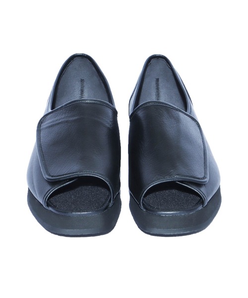 LOCALINA（ロカリナ）の「LOCALINA/ロカリナ MARIANNUWM102  オープントゥ レザーシューズ ブリーズドライ 吸汗速乾・抗菌防臭機能（ドレスシューズ・メンズ・ブラック・29/28）」の12枚目の写真