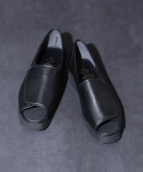 LOCALINA（ロカリナ）の「LOCALINA/ロカリナ MARIANNUWM102  オープントゥ レザーシューズ ブリーズドライ 吸汗速乾・抗菌防臭機能（ドレスシューズ・メンズ・ブラック・29/28）」の11枚目の写真