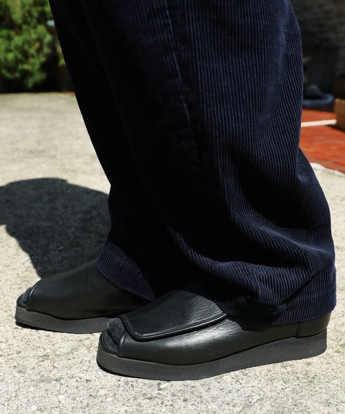 LOCALINA（ロカリナ）の「LOCALINA/ロカリナ MARIANNUWM102  オープントゥ レザーシューズ ブリーズドライ 吸汗速乾・抗菌防臭機能（ドレスシューズ・メンズ・ブラック・29/28）」の14枚目の写真