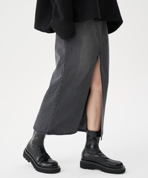 FEKETE | FEKETE FRONT SLIT LONG DENIM SKIRT(デニムスカート)