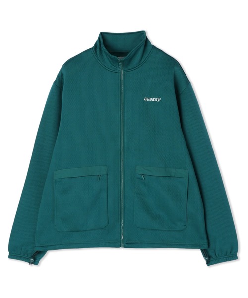 Guess(ゲス)の「Thomas Scuba Zip Up(ジャージ・メンズ・グレー/ブルー/グリーン・LARGE/MEDIUM/X-LARGE/SMALL/X-SMALL)」の3枚目の写真