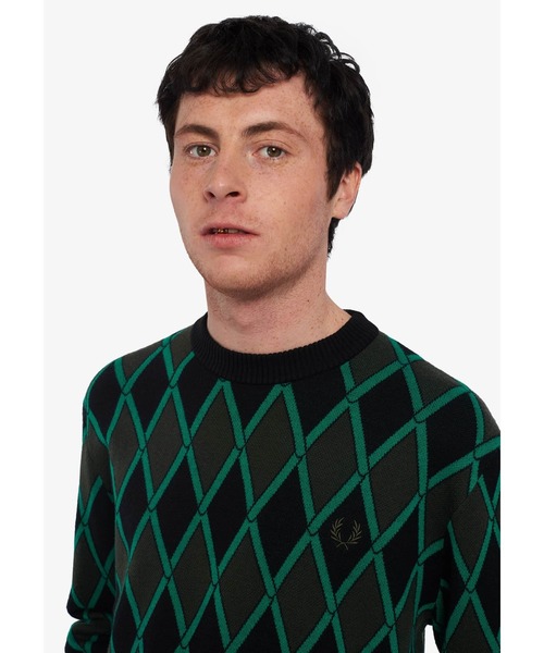 FRED PERRY（フレッドペリー）の「Harlequin Crew Neck Jumper（ニット