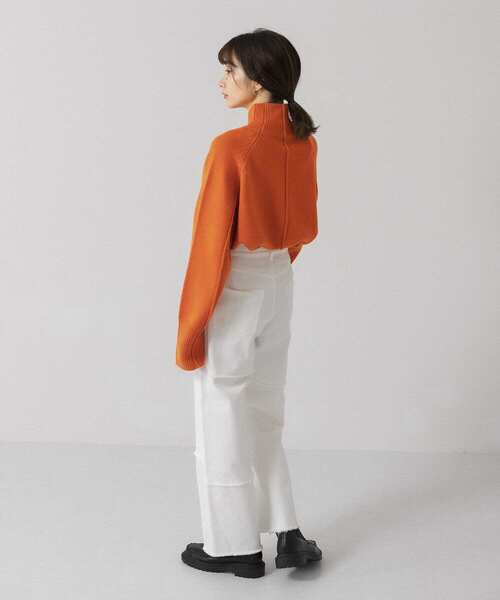 KBF（ケイビーエフ）の「パッチワークストレートデニム（デニムパンツ・レディース・ピンク/ブルー/ホワイト・36/38）」の13枚目の写真