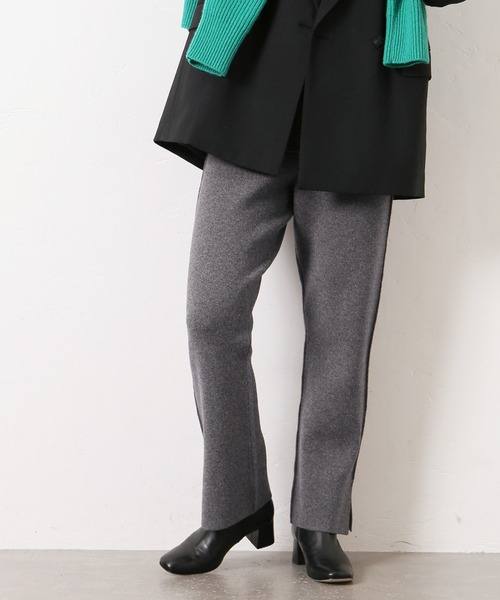JOURNAL STANDARD（ジャーナルスタンダード）の「ファインメリノウールスムースパンツ◆（その他パンツ・レディース・ライトグレー/グレー・FREE）」の3枚目の写真