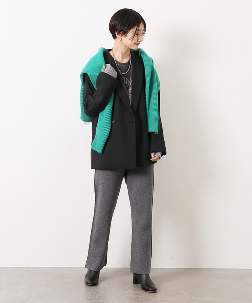 JOURNAL STANDARD（ジャーナルスタンダード）の「ファインメリノウールスムースパンツ◆（その他パンツ・レディース・ライトグレー/グレー・FREE）」の14枚目の写真