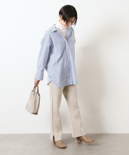 JOURNAL STANDARD（ジャーナルスタンダード）の「ファインメリノウールスムースパンツ◆（その他パンツ・レディース・ライトグレー/グレー・FREE）」の17枚目の写真