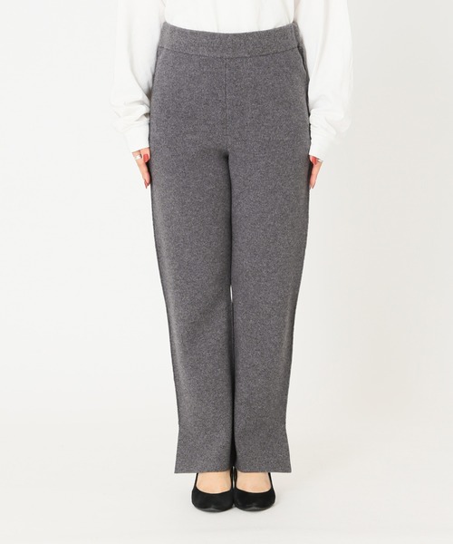JOURNAL STANDARD（ジャーナルスタンダード）の「ファインメリノウールスムースパンツ◆（その他パンツ・レディース・ライトグレー/グレー・FREE）」の6枚目の写真