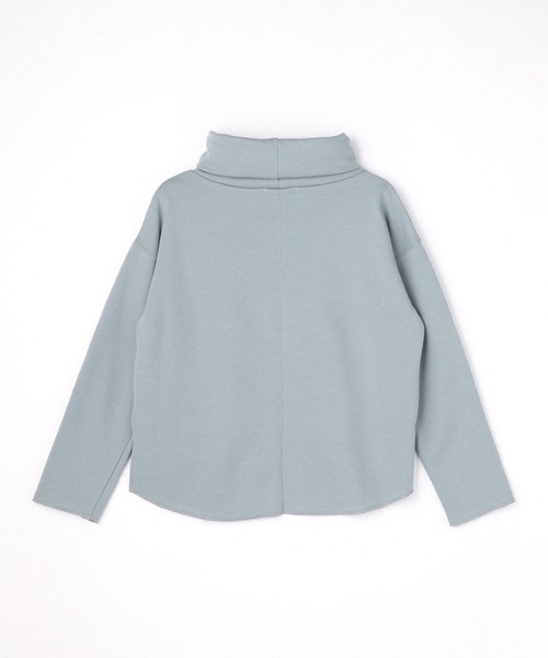 NICOLE white(ニコルホワイト)の「ボリュームネックプルオーバー(Tシャツ/カットソー・レディース・ブラック/チャコールグレー/サックスブルー/モカ・FREE)」の11枚目の写真