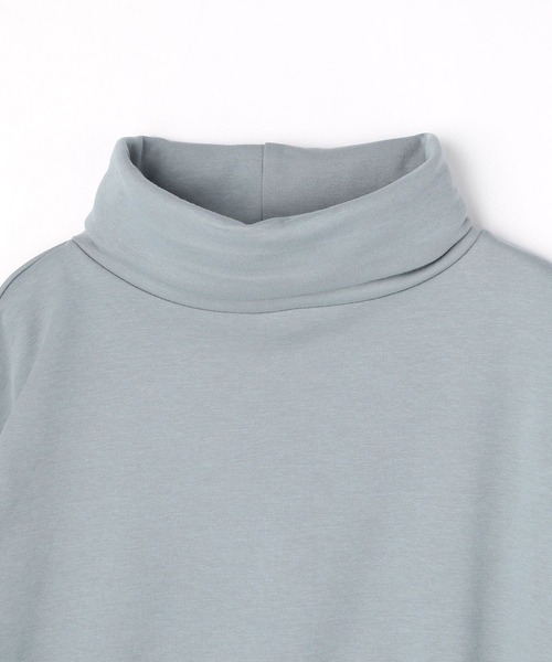 NICOLE white(ニコルホワイト)の「ボリュームネックプルオーバー(Tシャツ/カットソー・レディース・ブラック/チャコールグレー/サックスブルー/モカ・FREE)」の12枚目の写真