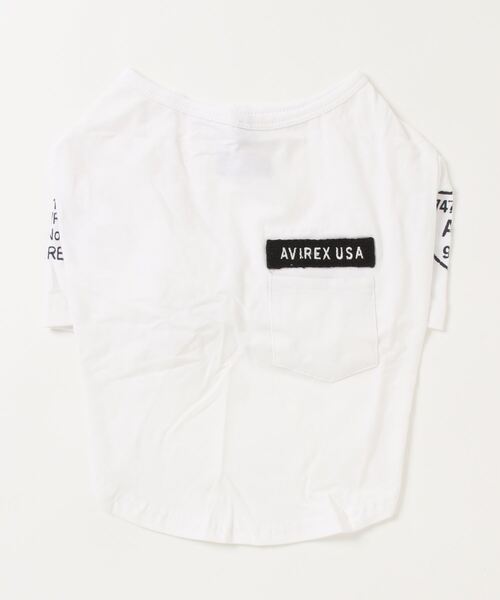 AVIREX（アヴィレックス）の「AVIREX/アヴィレックス/ファティーグTシャツ 中型犬 大型犬サイズ/犬服(ドッグウェア)（ペットウェア・メンズ・ホワイト/カーキ/ブラック×グレー/ネイビー/ホワイト×グレー/ブラック・3M/6L/7L/5L/4L/3S）」の12枚目の写真