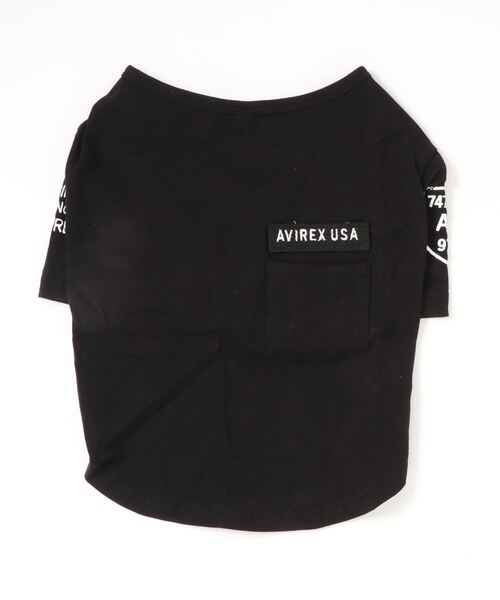 AVIREX（アヴィレックス）の「AVIREX/アヴィレックス/ファティーグTシャツ 中型犬 大型犬サイズ/犬服(ドッグウェア)（ペットウェア・メンズ・ホワイト/カーキ/ブラック×グレー/ネイビー/ホワイト×グレー/ブラック・3M/6L/7L/5L/4L/3S）」の10枚目の写真