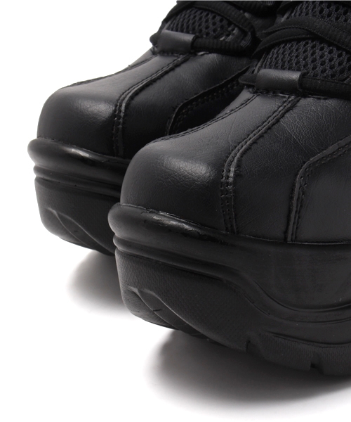 WEGO(ウィゴー)の「WEGO/厚底スニーカー(スニーカー・レディース・ホワイト/ブラック・MEDIUM/LARGE)」の3枚目の写真