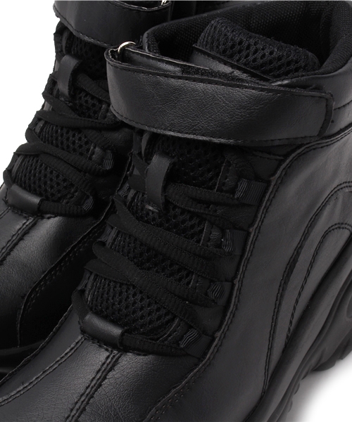 WEGO(ウィゴー)の「WEGO/厚底スニーカー(スニーカー・レディース・ホワイト/ブラック・MEDIUM/LARGE)」の4枚目の写真