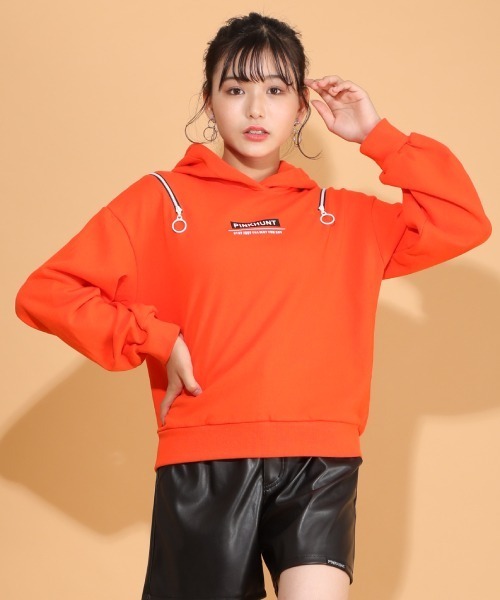 PINKHUNT 肩出しジップパーカー 6101K #IG（パーカー）｜PINKHUNT