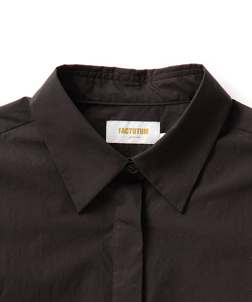 Ray BEAMS（レイビームス）の「●FACTOTUM FEMME / 別注 ワイドシャツ（シャツ/ブラウス・レディース・ホワイト/ブラック・ONE SIZE）」の16枚目の写真