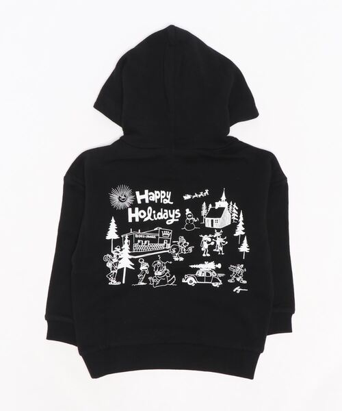 RODEO CROWNS WIDE BOWL（ロデオクラウンズワイドボウル）の「キッズ Ryu Ambe スウェットパーカー（パーカー・キッズ・アイボリー/ブラック/杢グレー・110/120/130/140）」の5枚目の写真