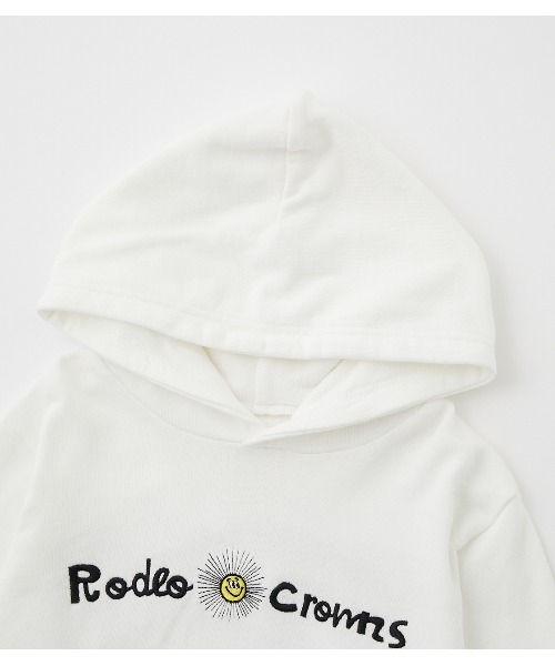 RODEO CROWNS WIDE BOWL（ロデオクラウンズワイドボウル）の「キッズ Ryu Ambe スウェットパーカー（パーカー・キッズ・アイボリー/ブラック/杢グレー・110/120/130/140）」の19枚目の写真