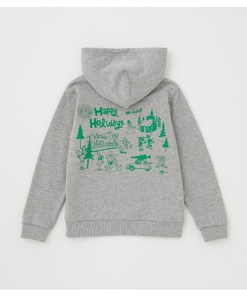 RODEO CROWNS WIDE BOWL（ロデオクラウンズワイドボウル）の「キッズ Ryu Ambe スウェットパーカー（パーカー・キッズ・アイボリー/ブラック/杢グレー・110/120/130/140）」の13枚目の写真