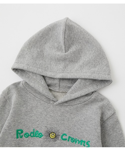 RODEO CROWNS WIDE BOWL（ロデオクラウンズワイドボウル）の「キッズ Ryu Ambe スウェットパーカー（パーカー・キッズ・アイボリー/ブラック/杢グレー・110/120/130/140）」の12枚目の写真