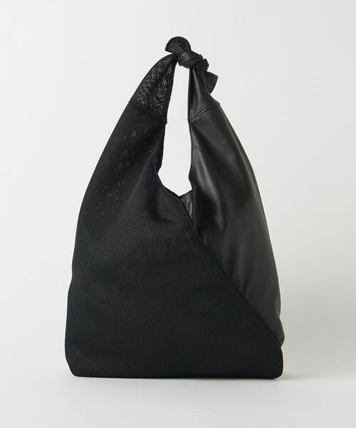 BEAUTY&YOUTH UNITED ARROWS（ビューティーアンドユースユナイテッドアローズ）の「BY メッシュコンビタイ リボンショルダーバッグ　∴（ショルダーバッグ・レディース・ホワイト/ブラック・FREE）」の8枚目の写真