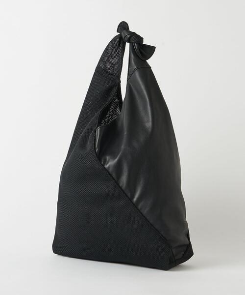 BEAUTY&YOUTH UNITED ARROWS（ビューティーアンドユースユナイテッドアローズ）の「BY メッシュコンビタイ リボンショルダーバッグ　∴（ショルダーバッグ・レディース・ホワイト/ブラック・FREE）」の9枚目の写真