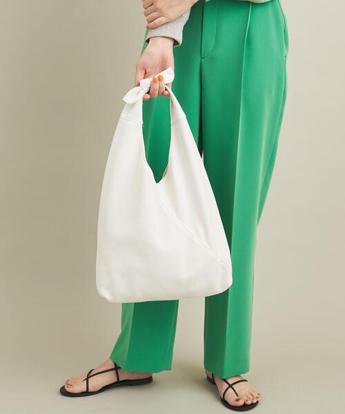 BEAUTY&YOUTH UNITED ARROWS（ビューティーアンドユースユナイテッドアローズ）の「BY メッシュコンビタイ リボンショルダーバッグ　∴（ショルダーバッグ・レディース・ホワイト/ブラック・FREE）」の16枚目の写真