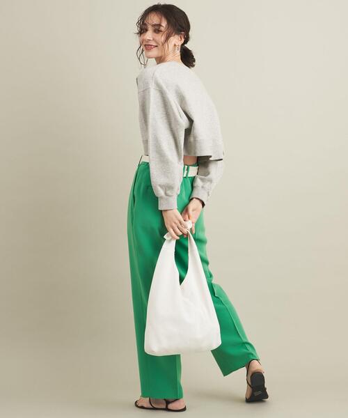 BEAUTY&YOUTH UNITED ARROWS（ビューティーアンドユースユナイテッドアローズ）の「BY メッシュコンビタイ リボンショルダーバッグ　∴（ショルダーバッグ・レディース・ホワイト/ブラック・FREE）」の19枚目の写真