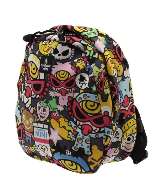 HYSTERIC MINI(ヒステリックミニ)の「Hungry meet the Monsters 総柄 BABYリュック(バックパック/リュック・キッズ・ホワイト系その他/ブラック系その他/グリーン系その他・FREE)」の11枚目の写真