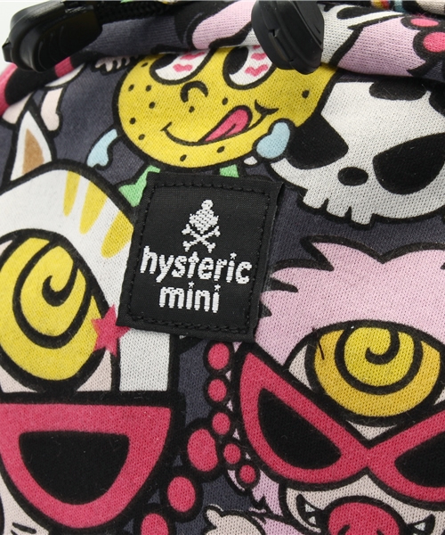 HYSTERIC MINI(ヒステリックミニ)の「Hungry meet the Monsters 総柄 BABYリュック(バックパック/リュック・キッズ・ホワイト系その他/ブラック系その他/グリーン系その他・FREE)」の9枚目の写真