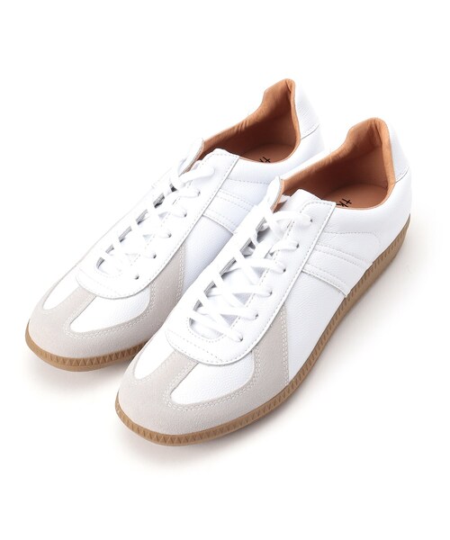 GERMAN TRAINER(ジャーマントレーナー)の「◆GERMAN TRAINER 別注レザースニーカー(スニーカー・メンズ・ブラック/ホワイト・60/70)」の3枚目の写真