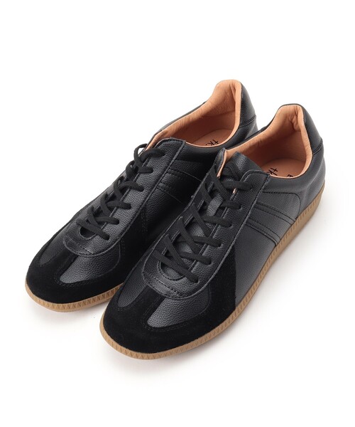 GERMAN TRAINER(ジャーマントレーナー)の「◆GERMAN TRAINER 別注レザースニーカー(スニーカー・メンズ・ブラック/ホワイト・60/70)」の12枚目の写真