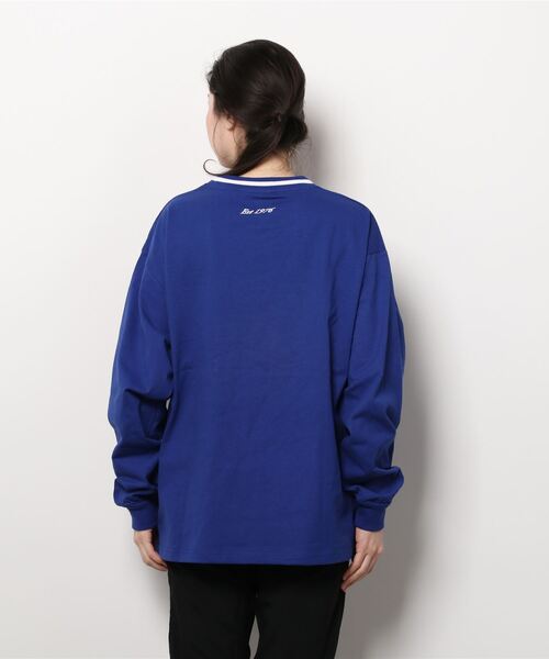 VISION STREET WEAR(ヴィジョンストリートウェア)の「VISION STREET WEAR/リブライン ロゴ刺繍ロンT(Tシャツ/カットソー・レディース・ホワイト/オフホワイト/ブルー/グリーン・LL/M/L)」の6枚目の写真