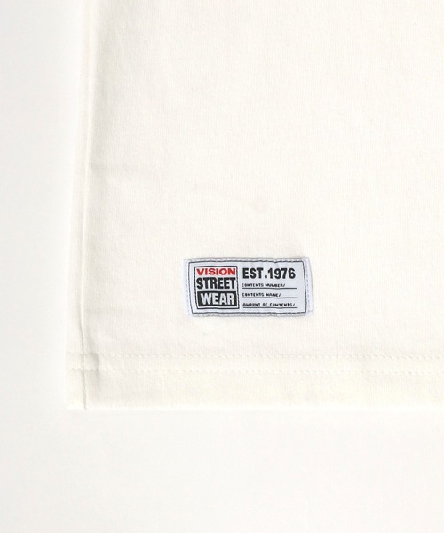 VISION STREET WEAR(ヴィジョンストリートウェア)の「VISION STREET WEAR/リブライン ロゴ刺繍ロンT(Tシャツ/カットソー・レディース・ホワイト/オフホワイト/ブルー/グリーン・LL/M/L)」の20枚目の写真